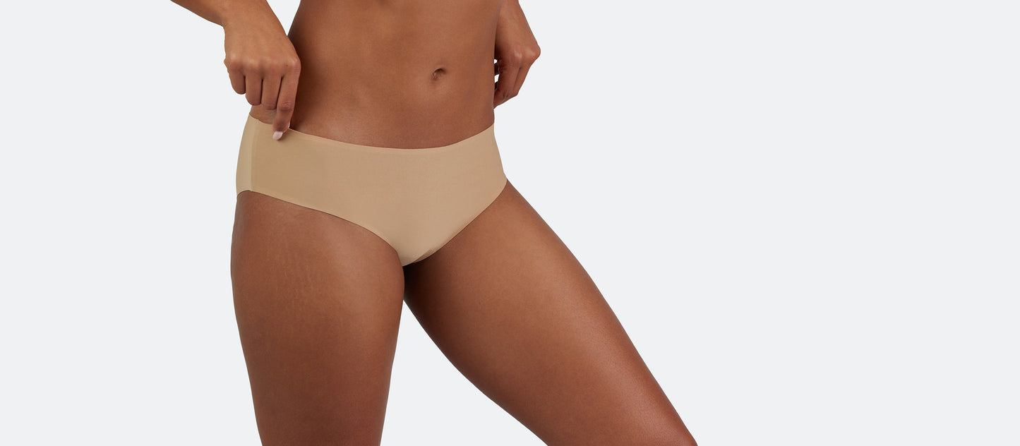 DreamSeam Tanga 3-Pack | Latte