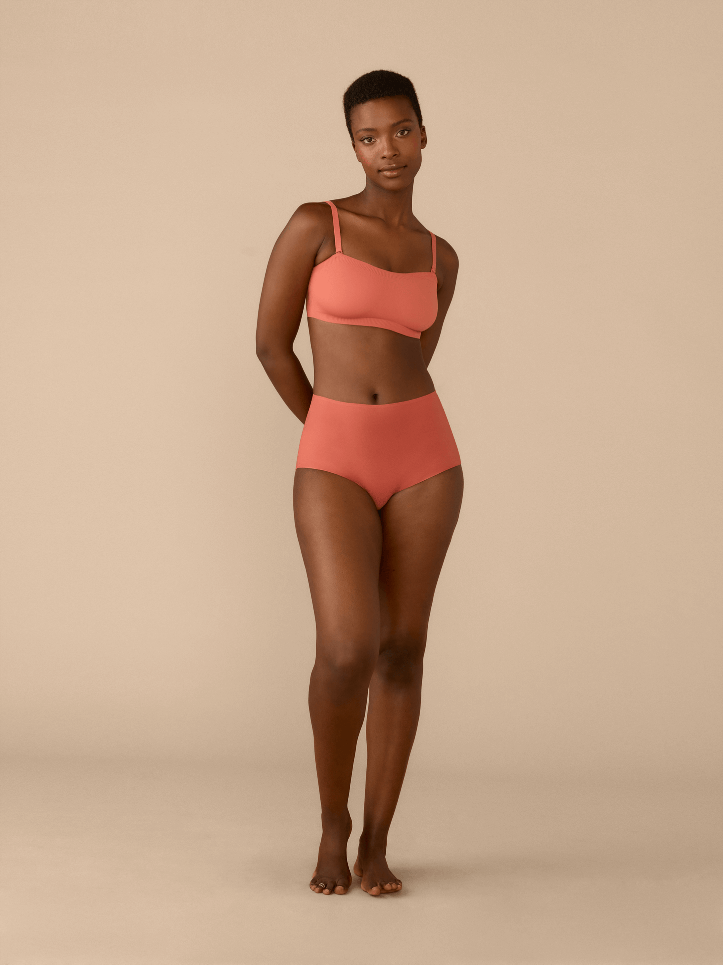 DreamSeam High-Waisted Shortie | Dusty Cedar