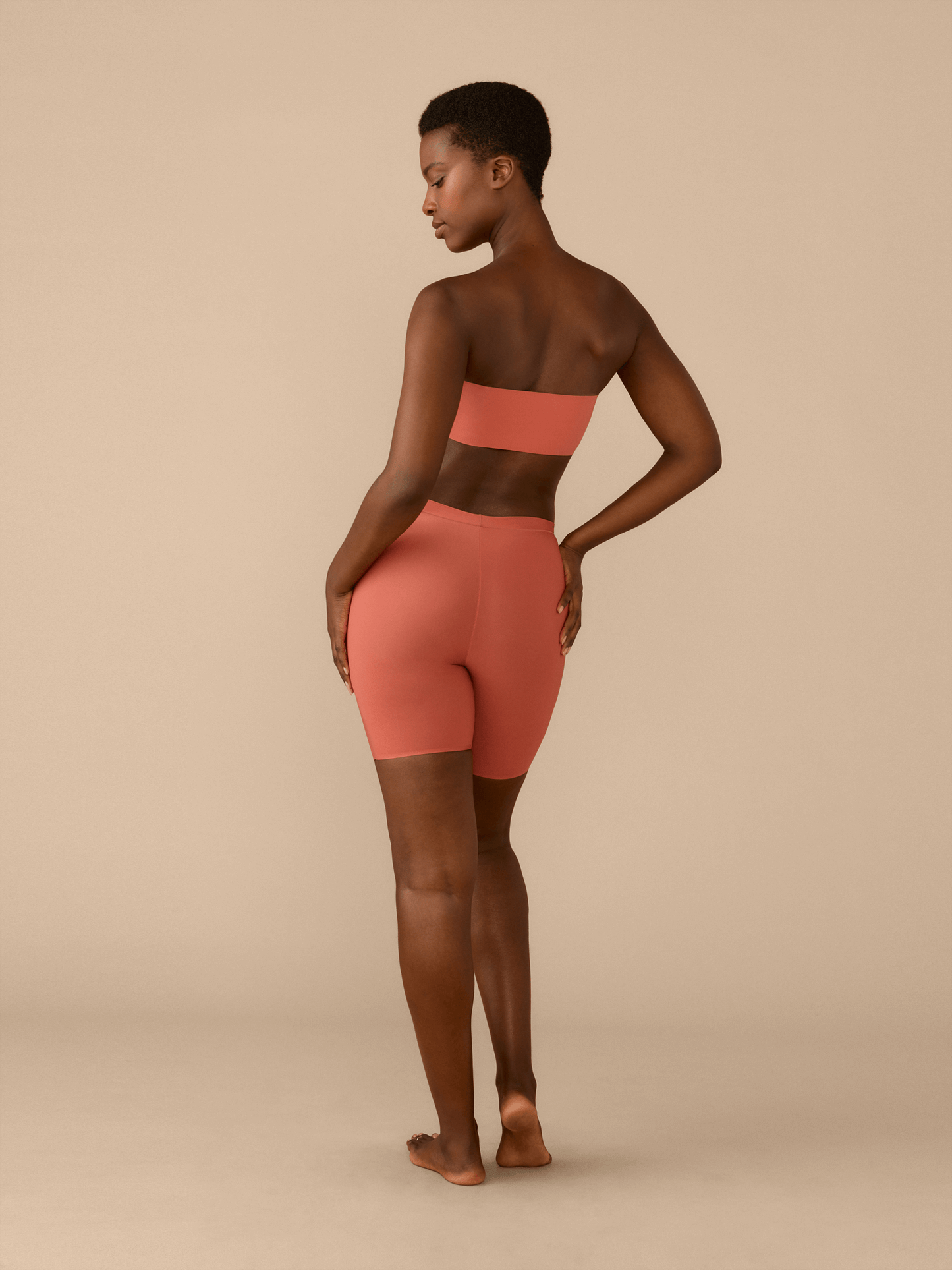 DreamSeam Long Boyshort | Dusty Cedar