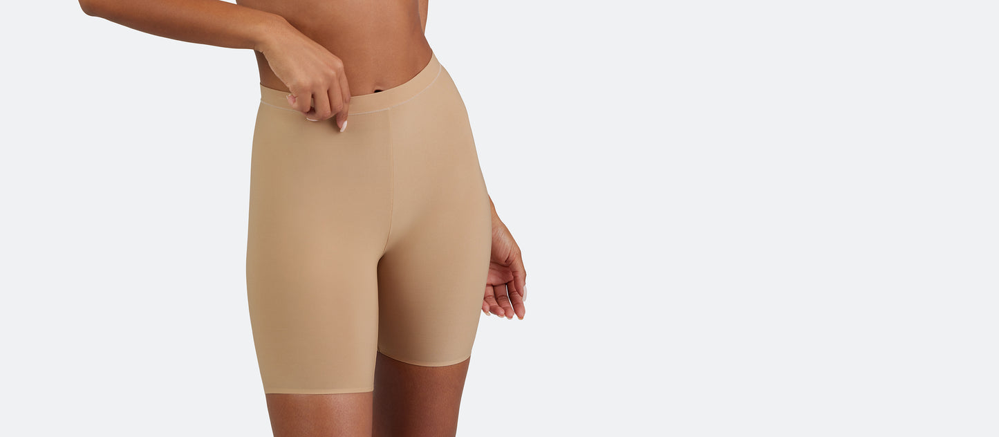 DreamSeam Long Boyshort | Latte