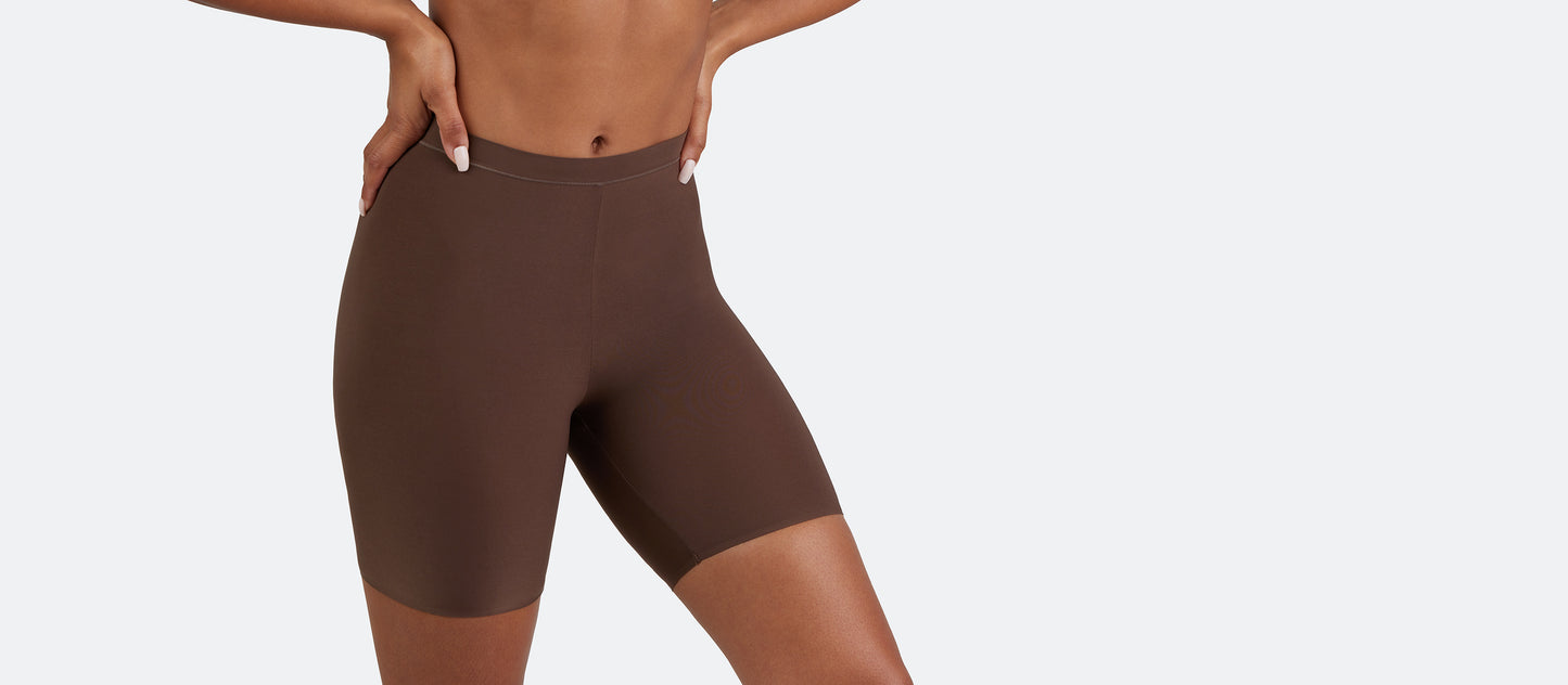 DreamSeam Long Boyshort | Espresso