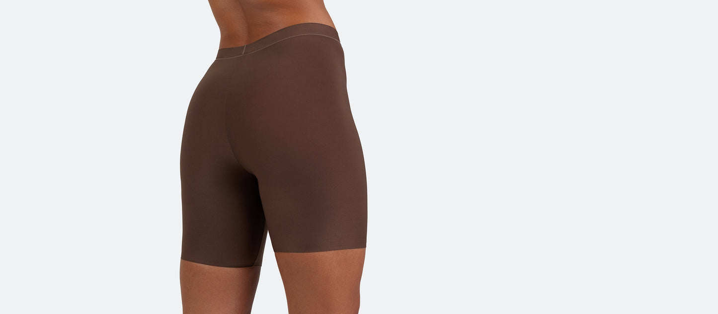 DreamSeam Long Boyshort | Espresso