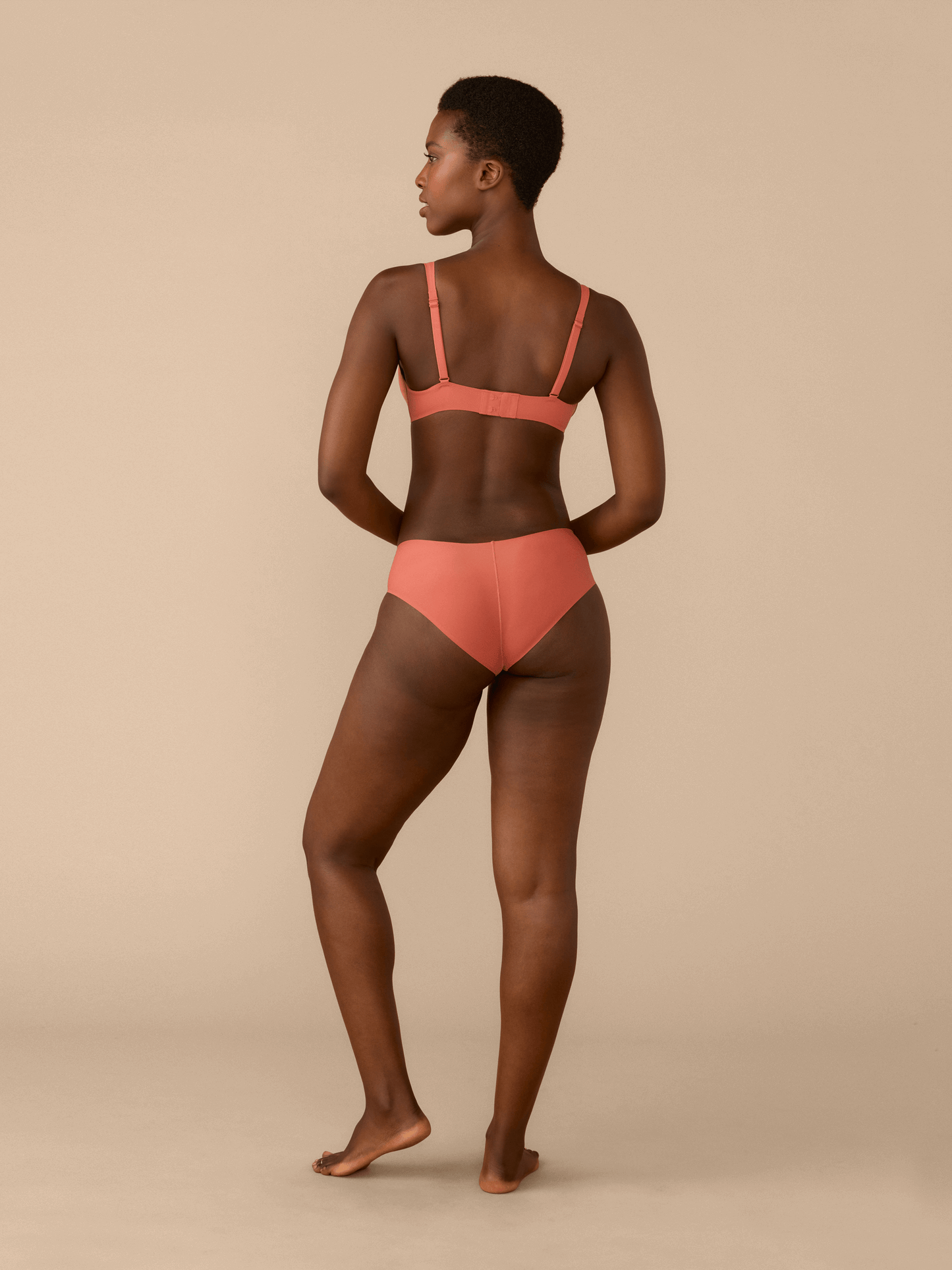 DreamSeam Plunge Bralette | Dusty Cedar