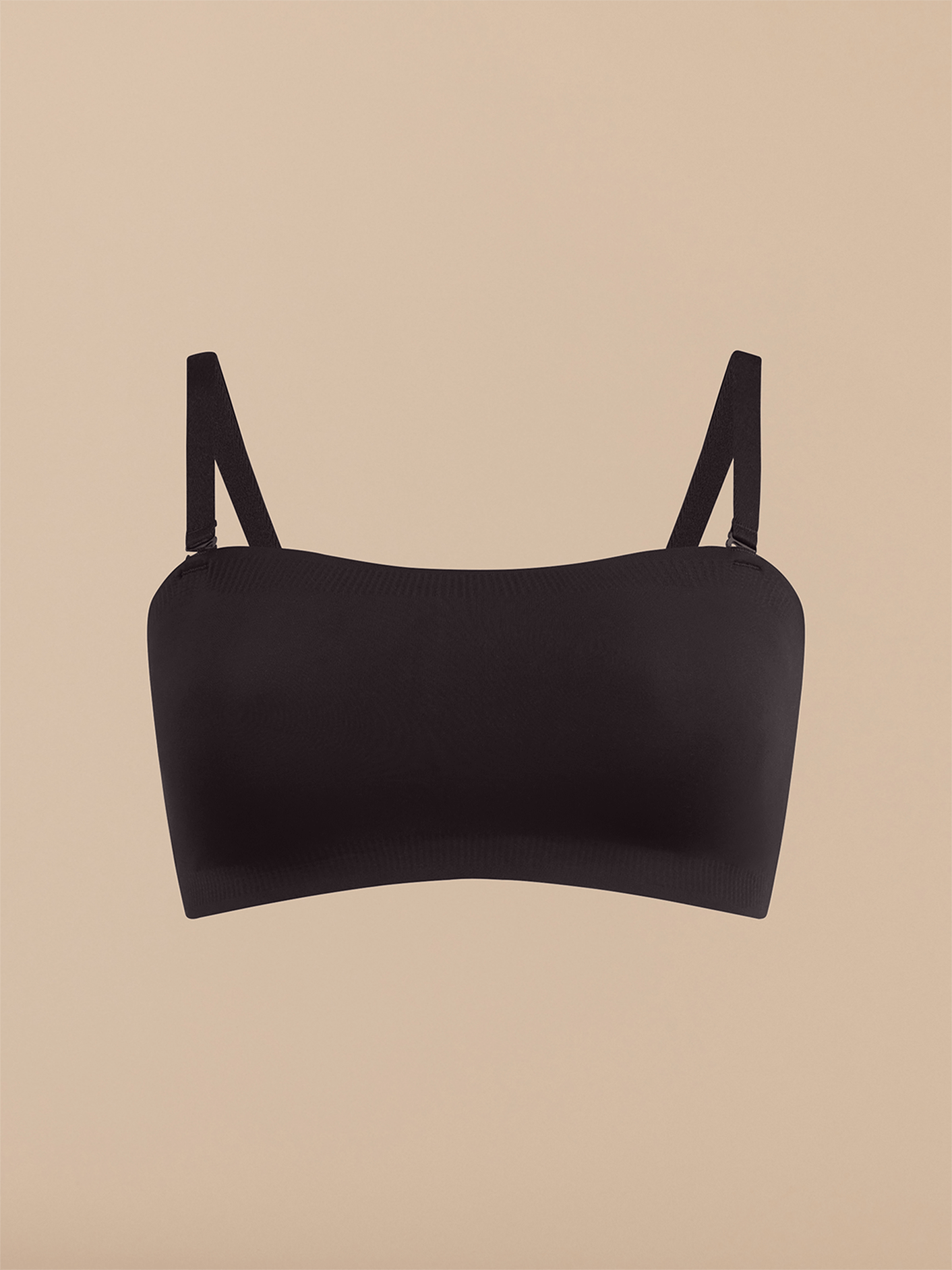 DreamSeam Bandeau Bralette | Black