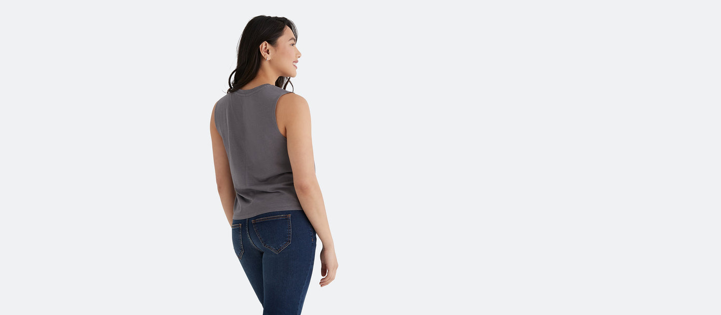 Daily Sleeveless Tee - Women's | Smooth Slate