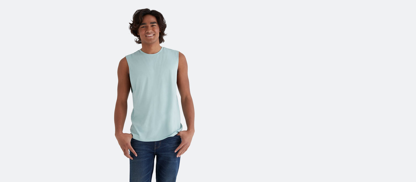 Daily Sleeveless Tee - Men's | Soft Skies