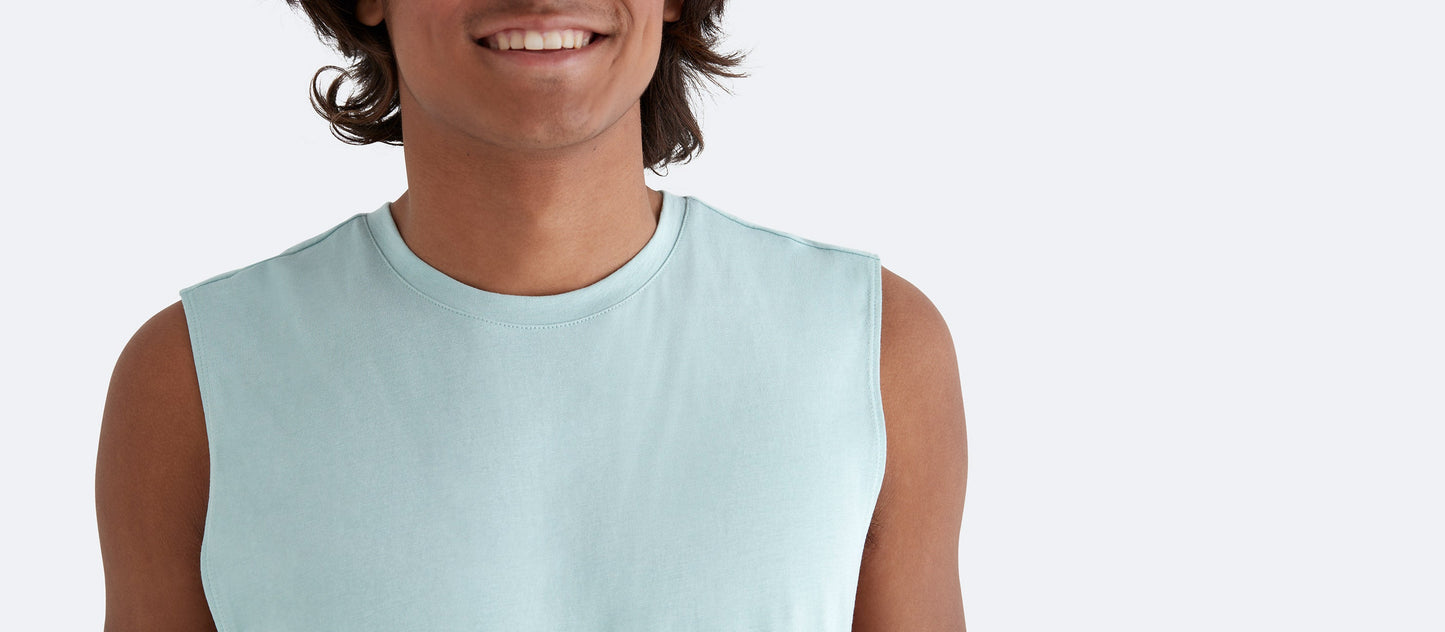 Daily Sleeveless Tee - Men's | Soft Skies