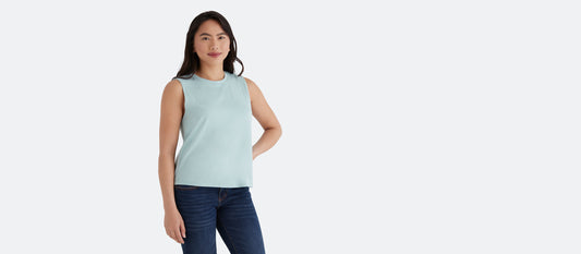 Daily Sleeveless Tee - Women's | Soft Skies