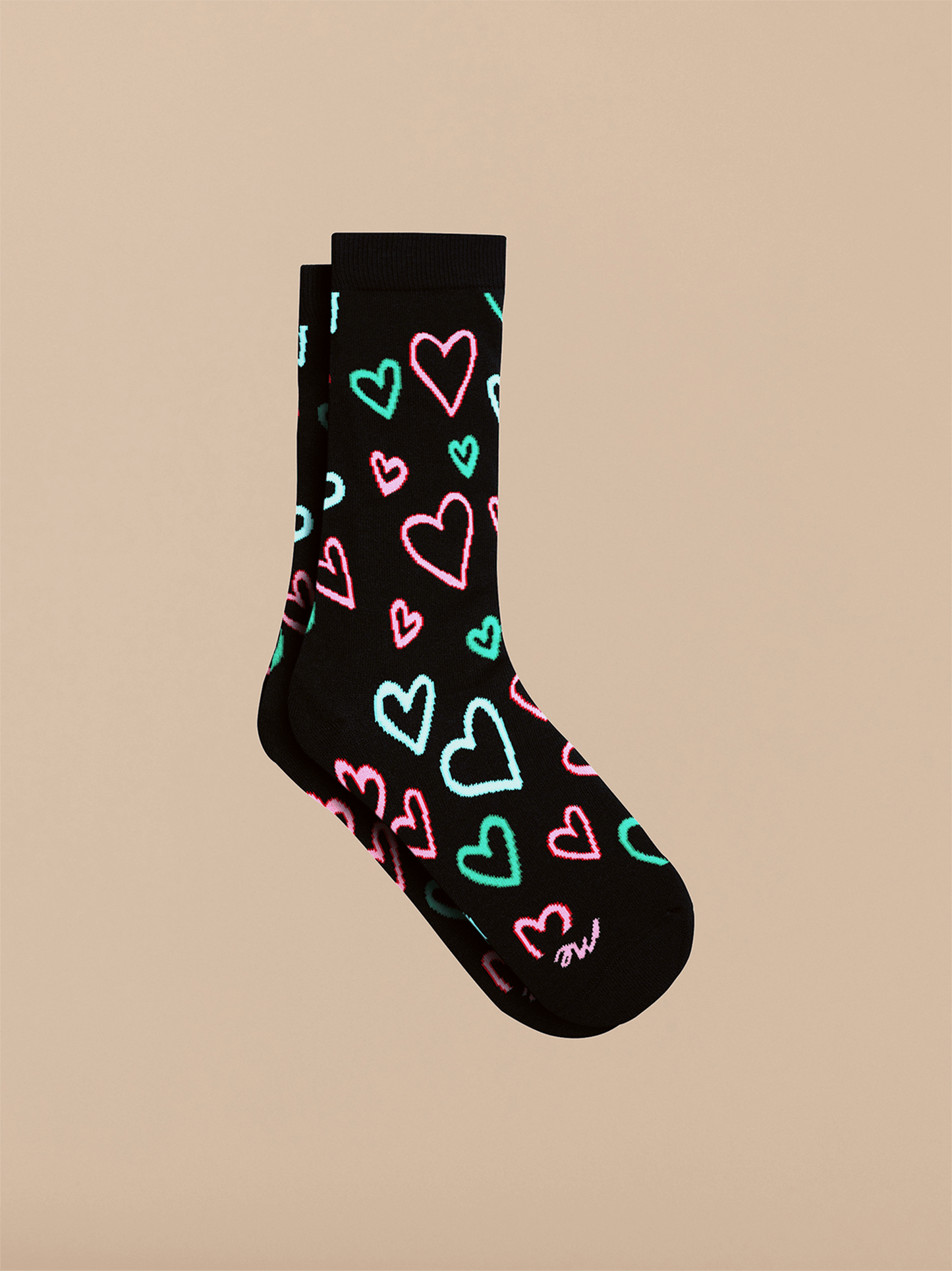 Crew Sock 3-Pack | Electric Hearts Pack