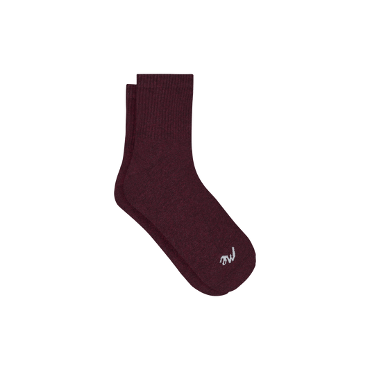 UltraModal™ Quarter Sock | Heather Wine