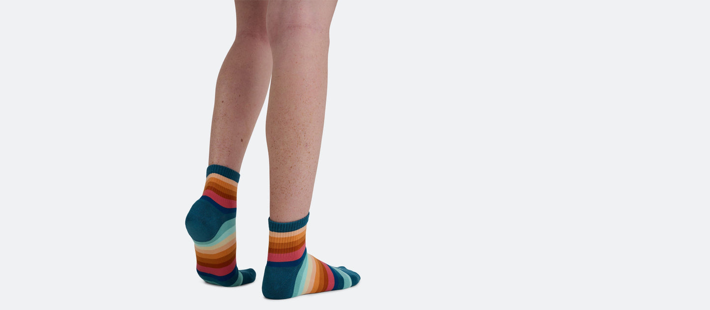 UltraModal™ Quarter Sock | Pool Stripes