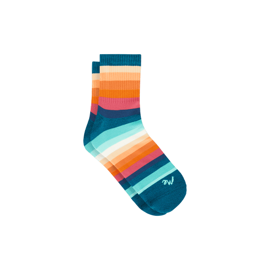 UltraModal™ Quarter Sock | Pool Stripes