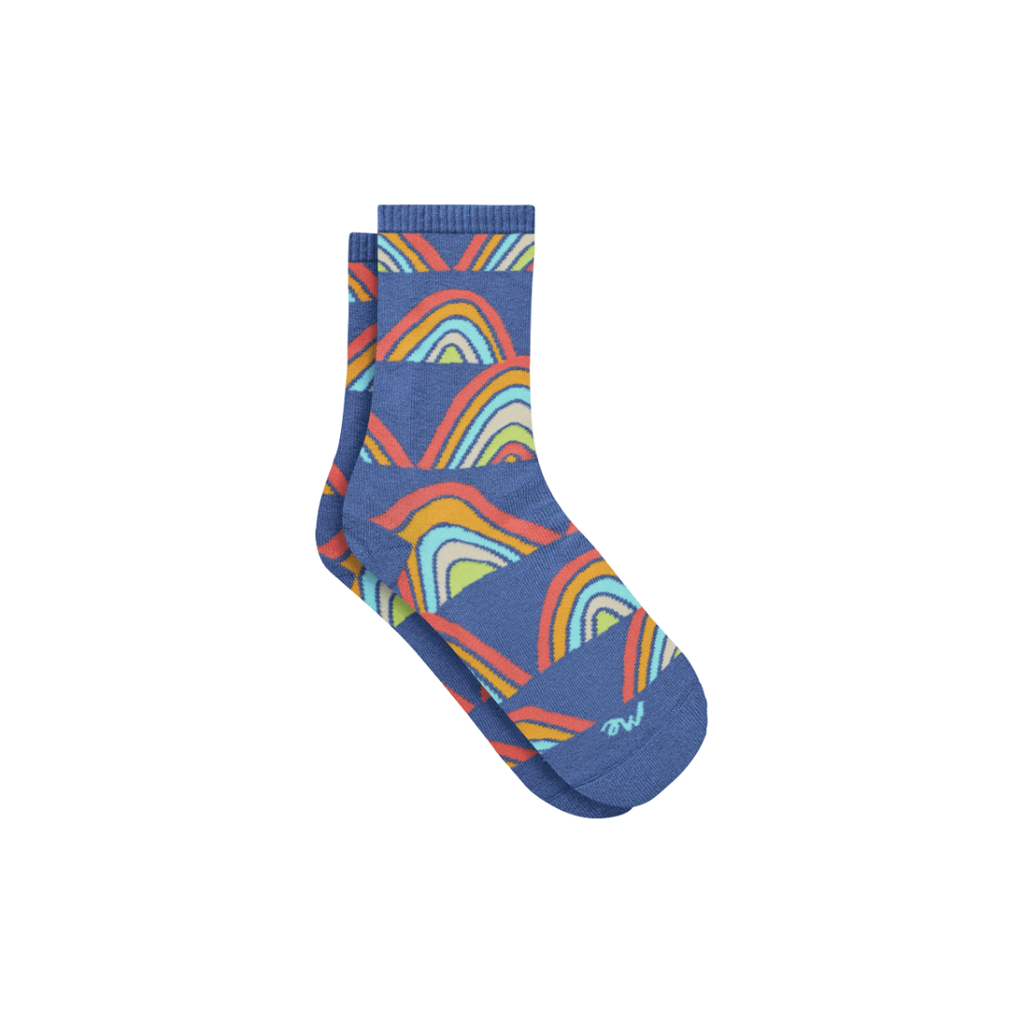 UltraModal™ Quarter Sock | Retro Rainbows