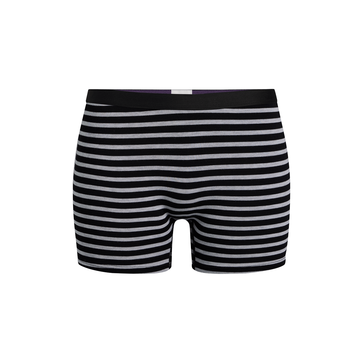 Boyshort | Heather Grey Stripes