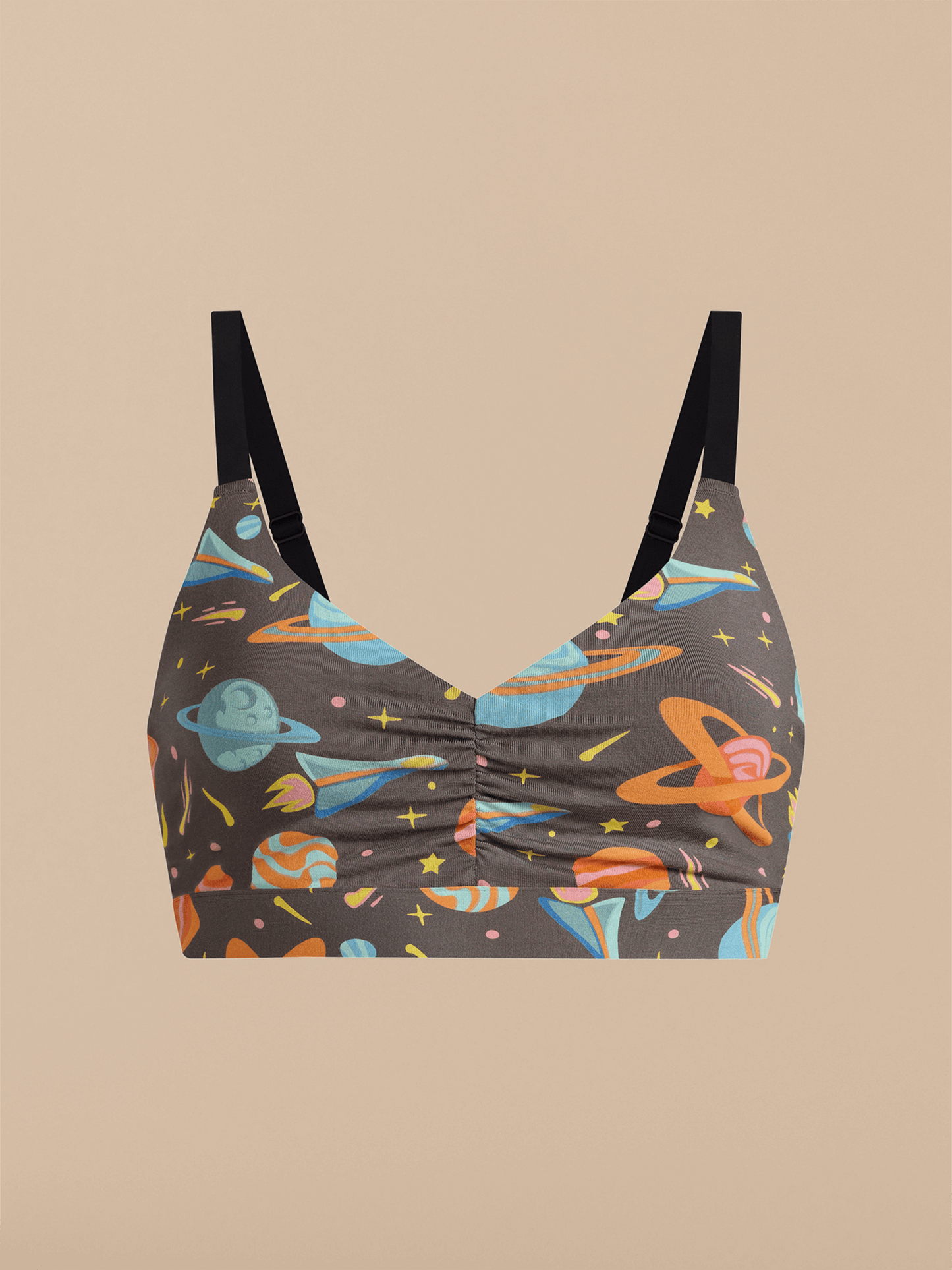 Curvy UltraModal™ FeelFree Ruched Bralette | Blast Off