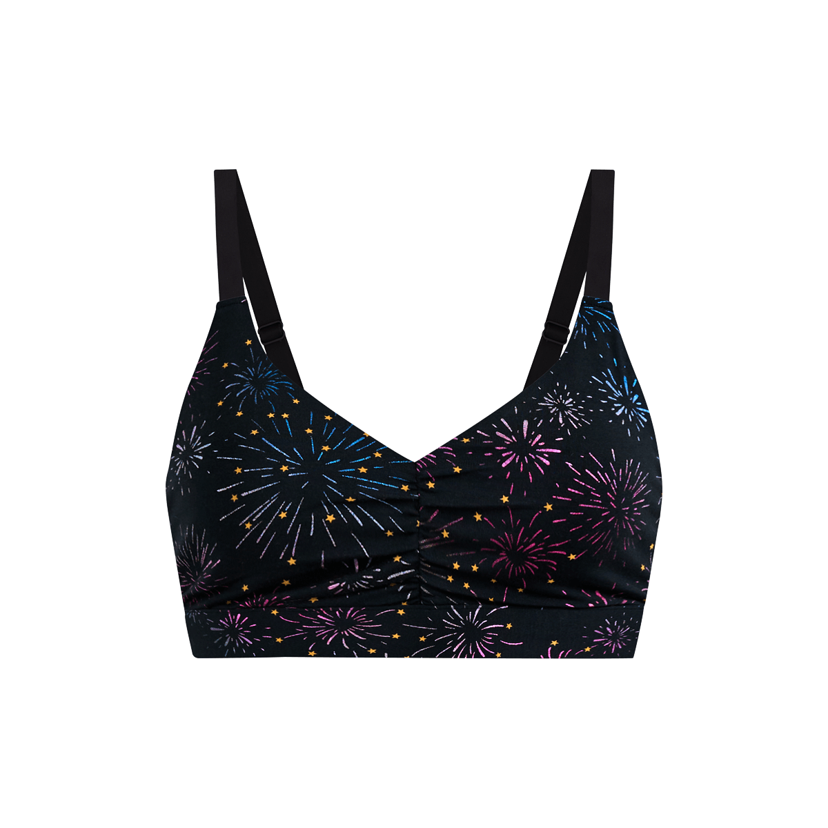 Curvy UltraModal™ FeelFree Ruched Bralette | Feeling Fireworks