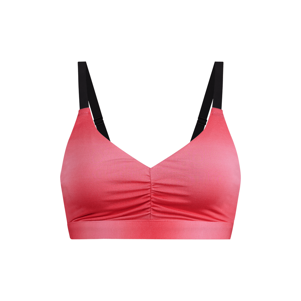 Curvy UltraModal™ FeelFree Ruched Bralette | Pink Ombre