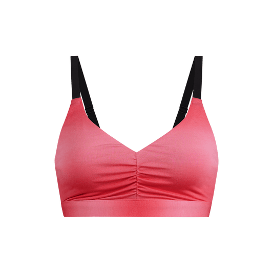 Curvy UltraModal™ FeelFree Ruched Bralette | Pink Ombre