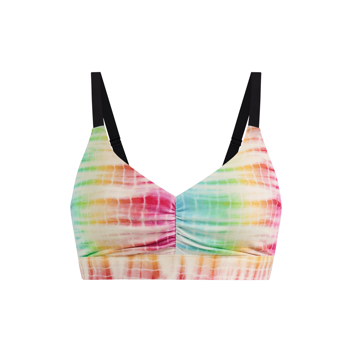 Curvy UltraModal™ FeelFree Ruched Bralette | Rainbow Daze