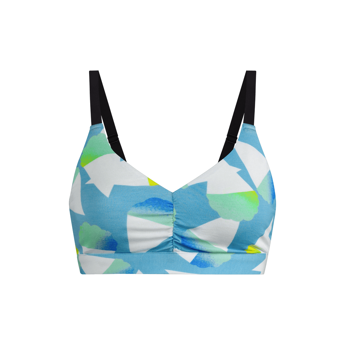 Curvy UltraModal™ FeelFree Ruched Bralette | Snow Cone