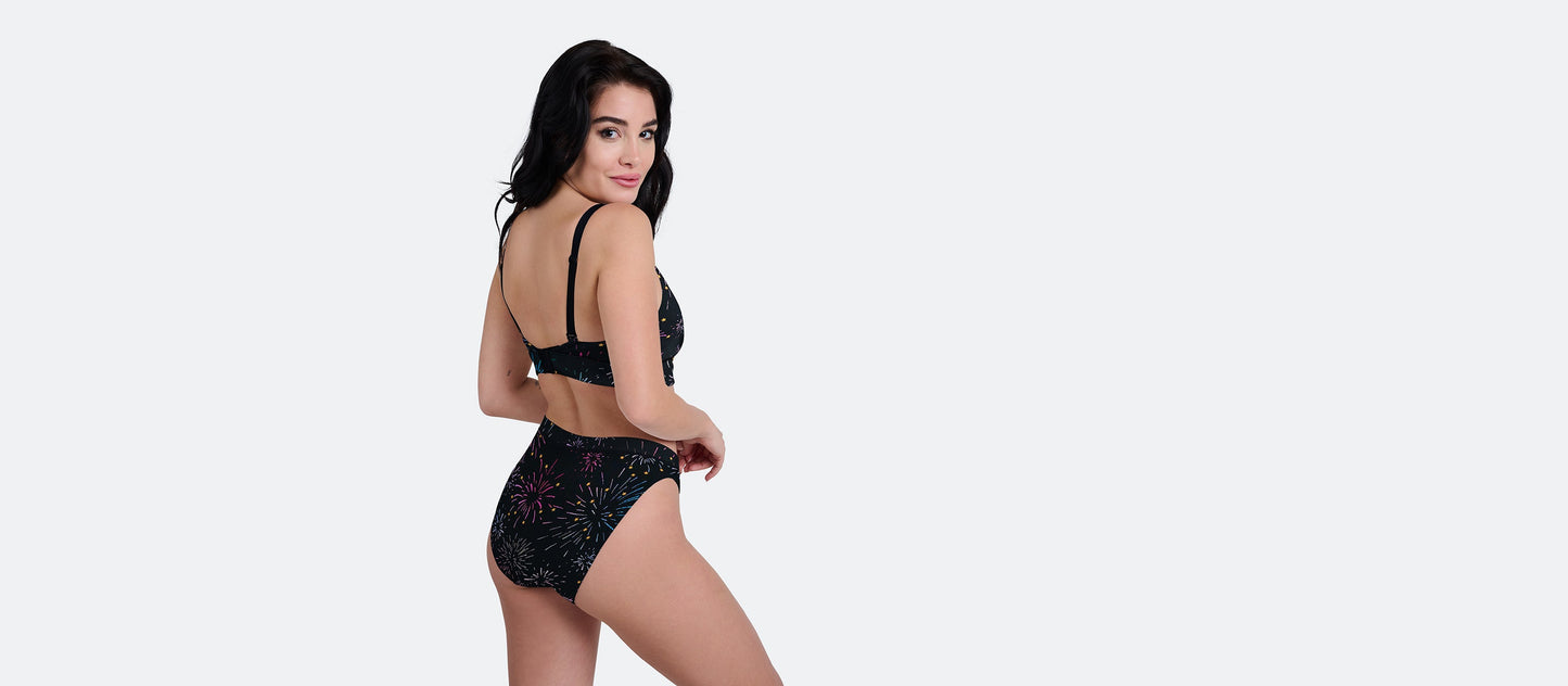 Curvy UltraModal™ FeelFree Ruched Bralette | Feeling Fireworks