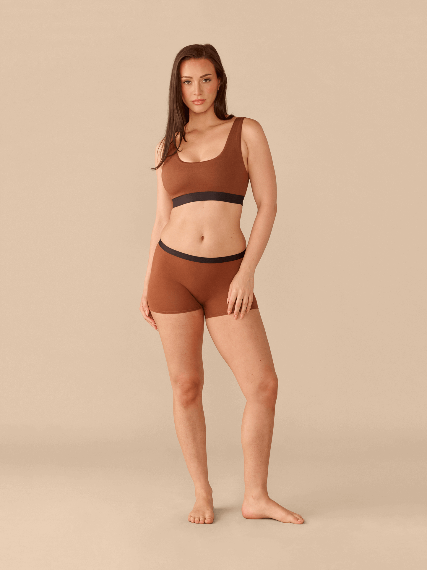 Curvy UltraModal™ Core Scoop Bralette | Cedar Wood