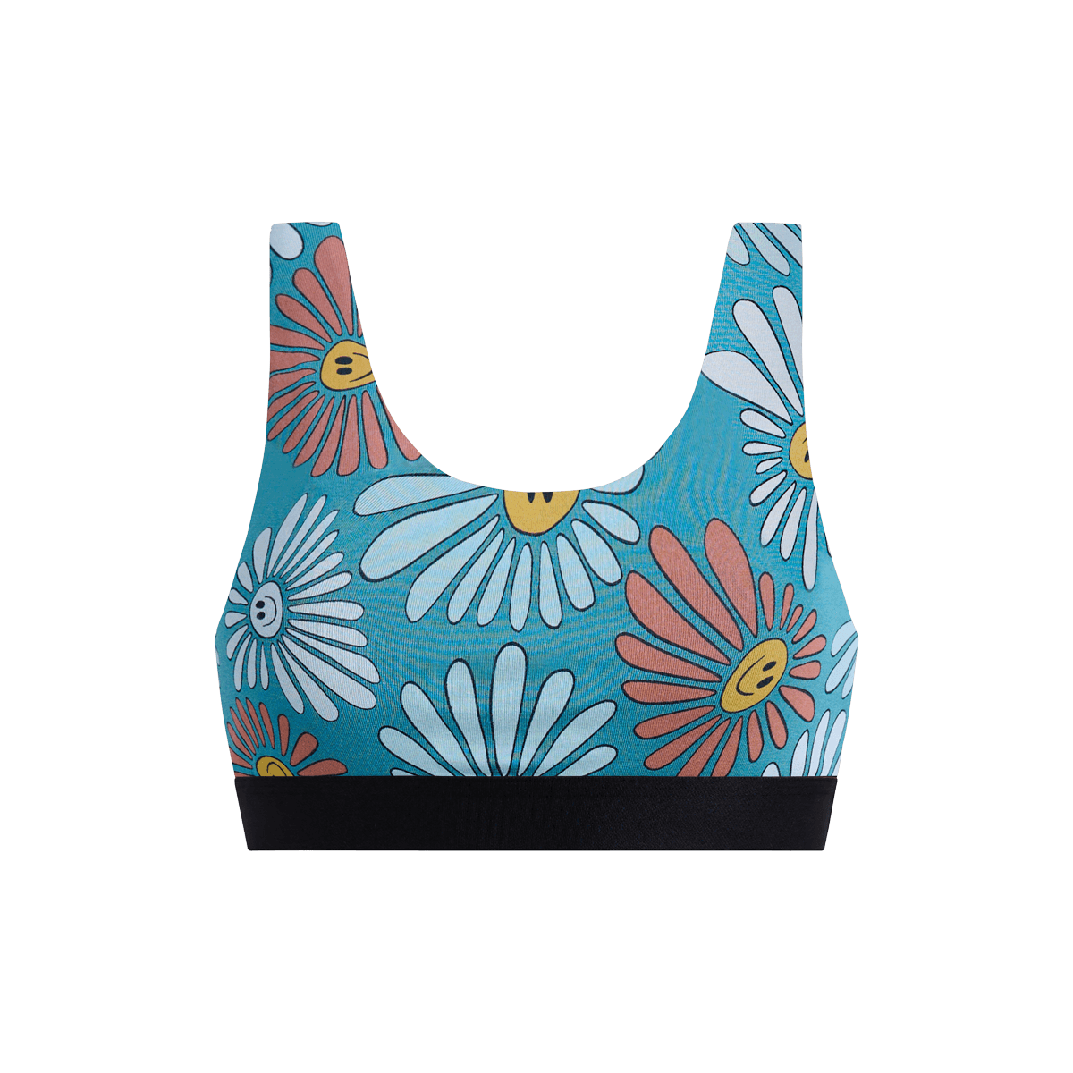 Curvy UltraModal™ Core Scoop Bralette | Disco Daisies