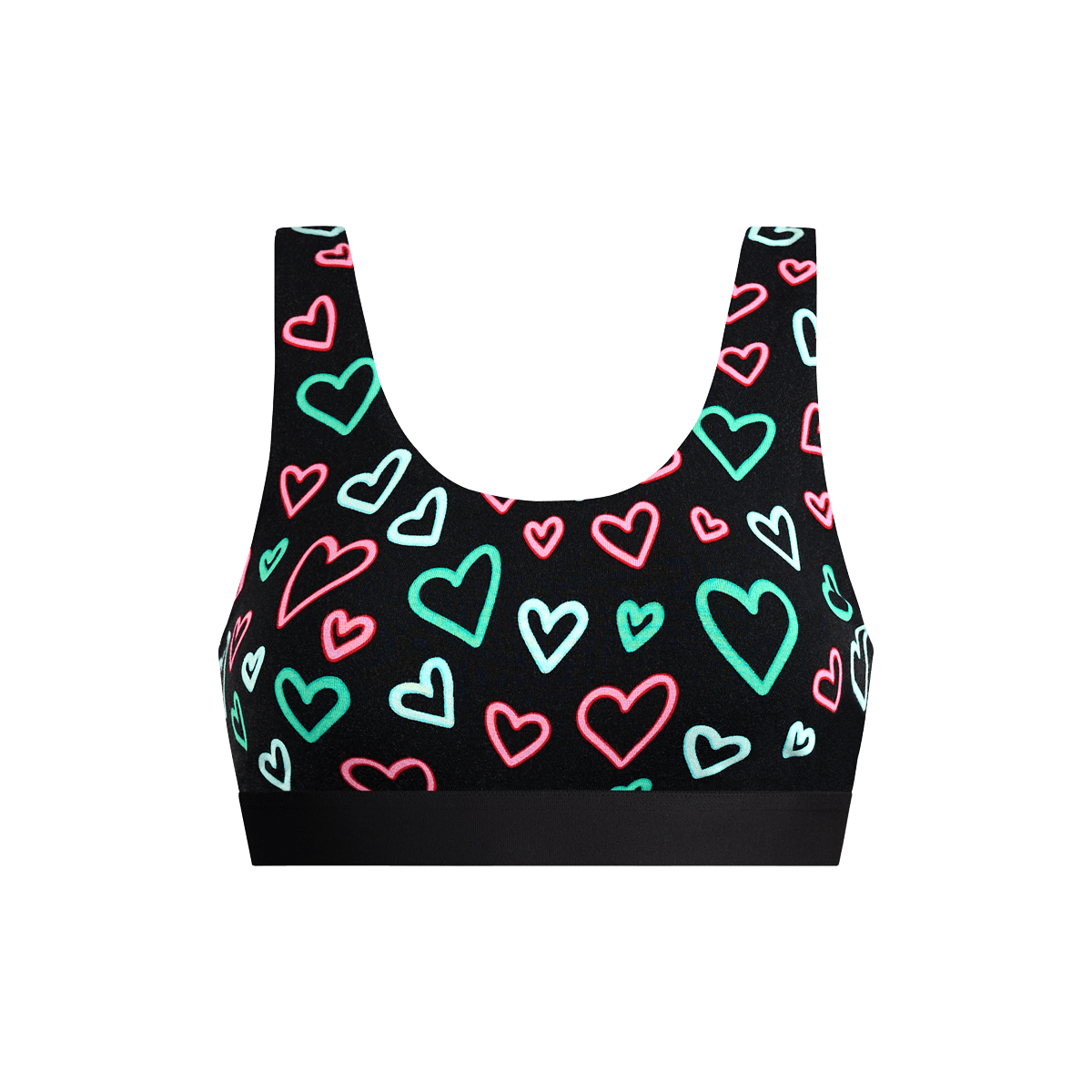 Curvy UltraModal™ Core Scoop Bralette | Electric Hearts