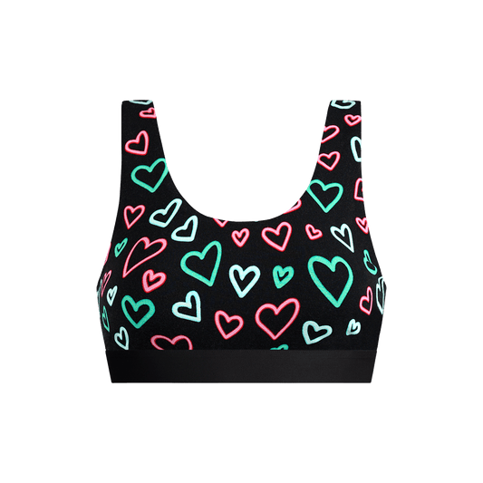 Curvy UltraModal™ Core Scoop Bralette | Electric Hearts