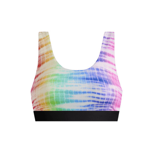 Curvy UltraModal™ Core Scoop Bralette | Rainbow Daze