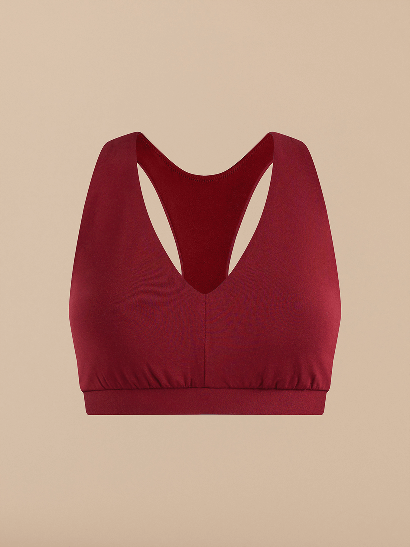 Curvy UltraModal™ FeelFree Racerback Bralette | Cabernet