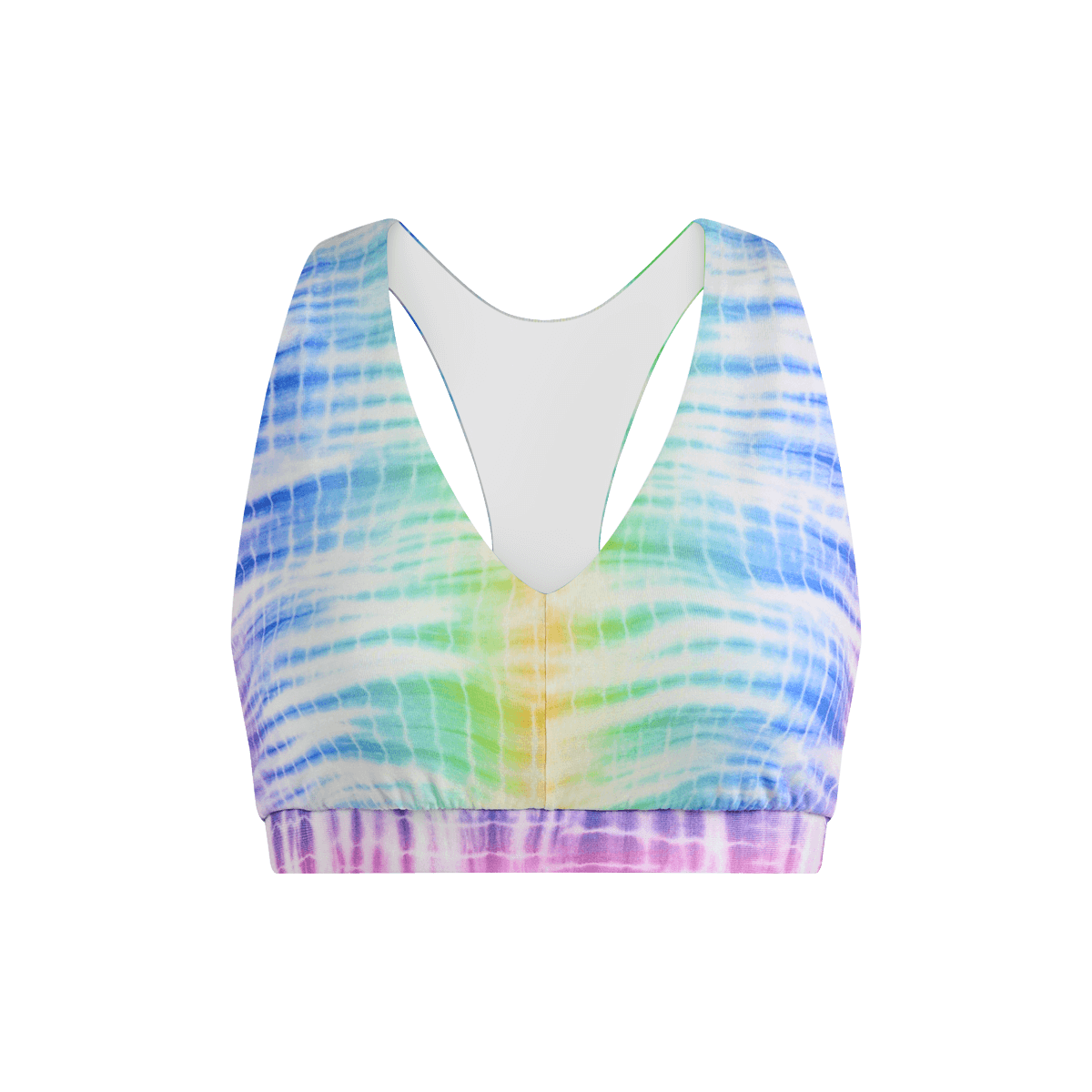 Curvy UltraModal™ FeelFree Racerback Bralette | Rainbow Daze