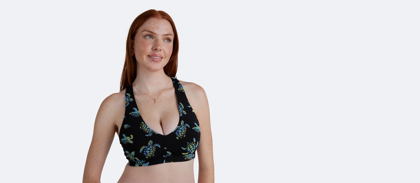 Curvy UltraModal™ FeelFree Racerback Bralette | Turtley Awesome