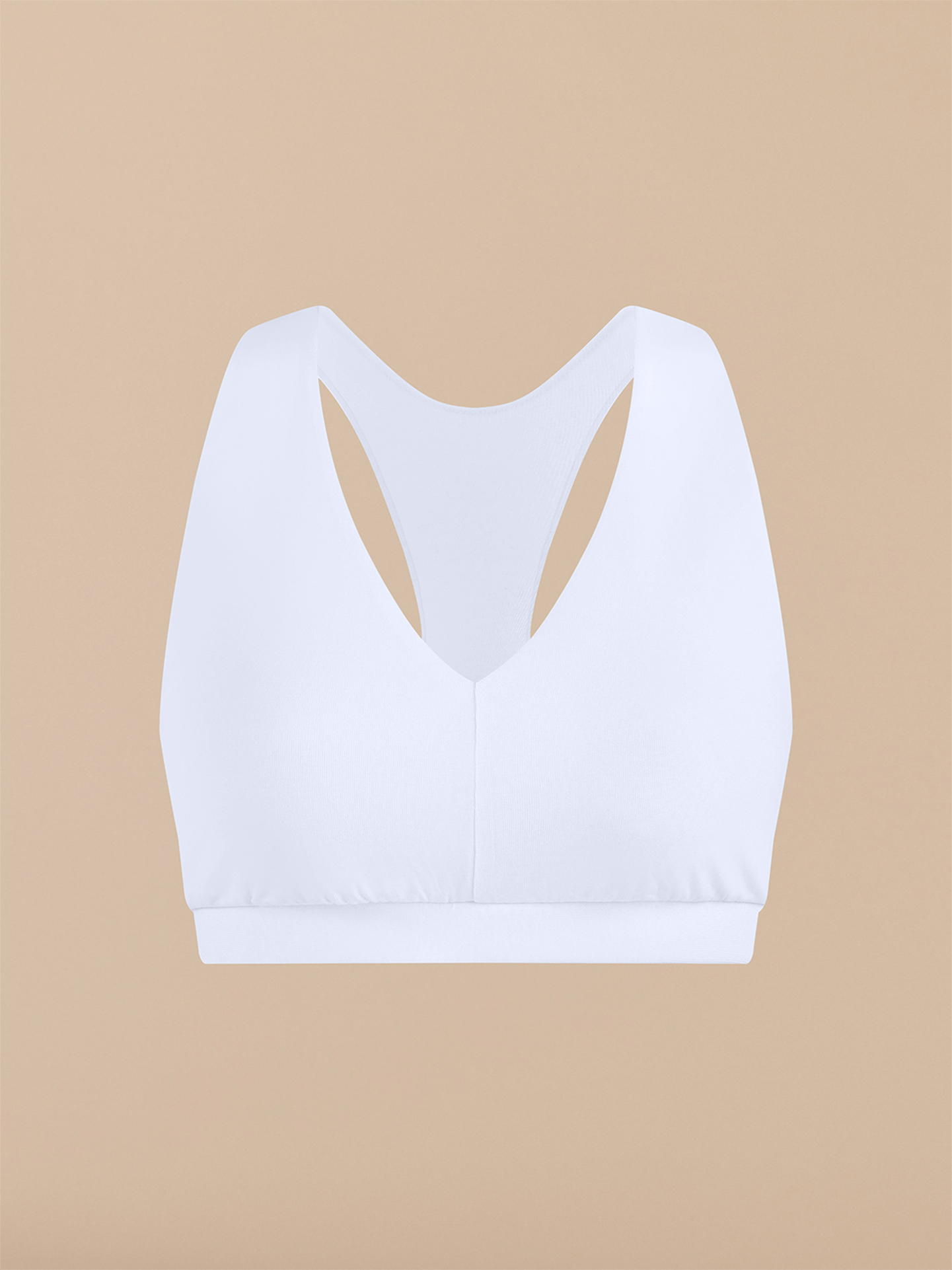 Curvy UltraModal™ FeelFree Racerback Bralette | White