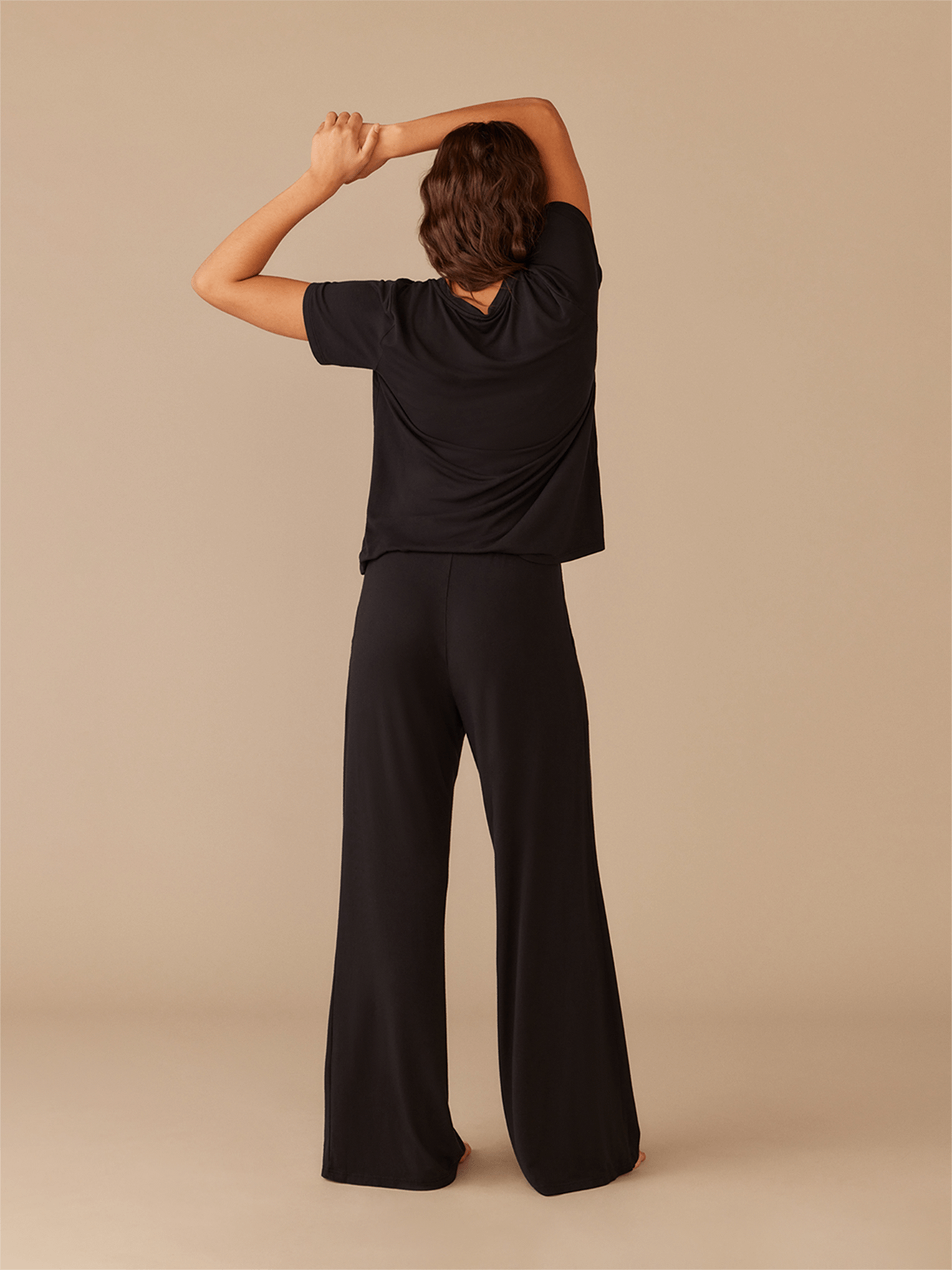 UltraModal™ Wide Leg Lounge Pant  | Black