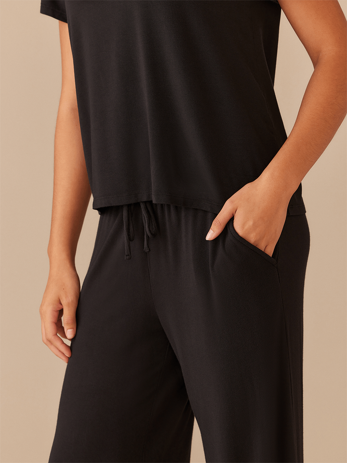 UltraModal™ Wide Leg Lounge Pant  | Black