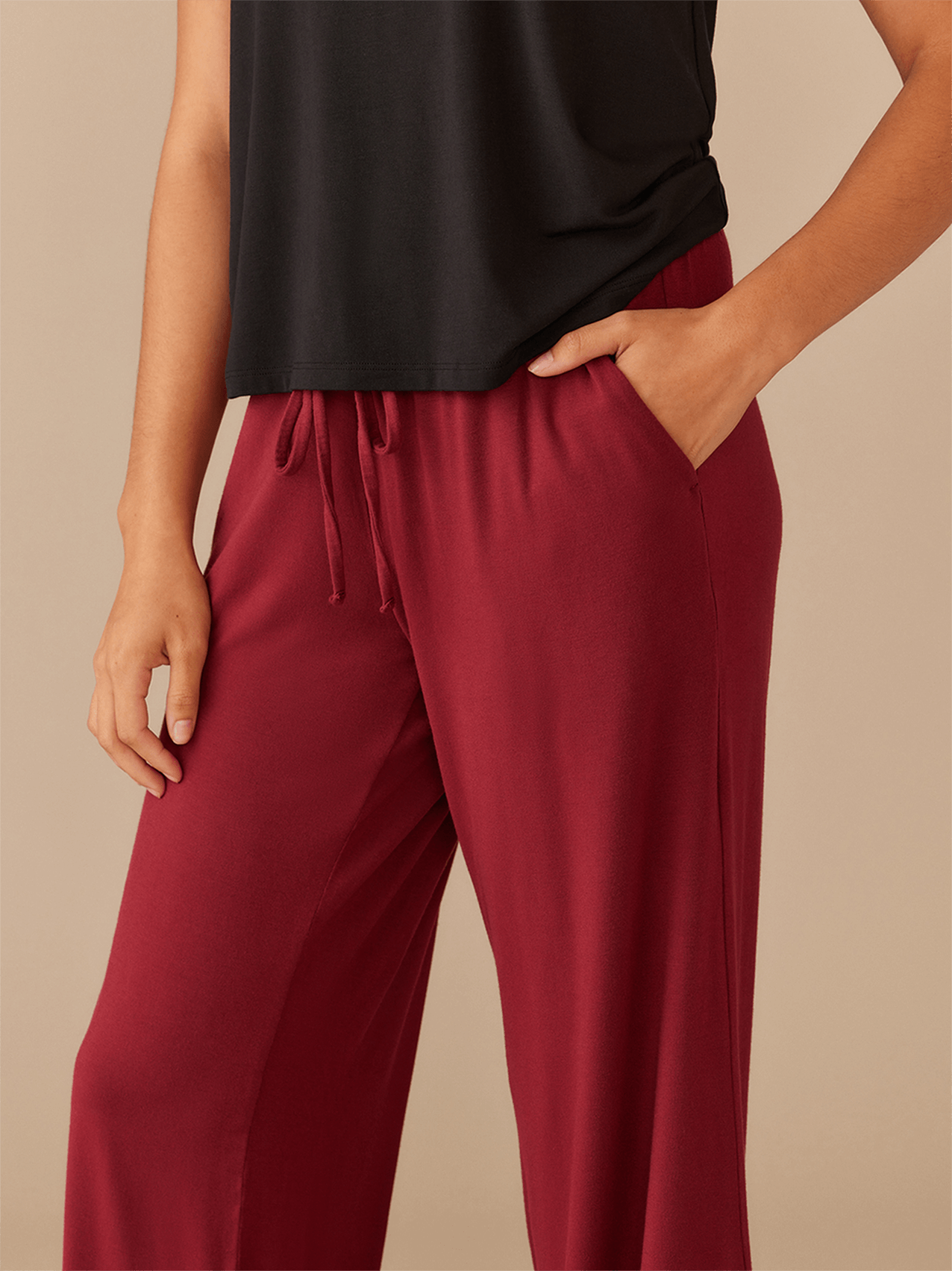 UltraModal™ Wide Leg Lounge Pant  | Cabernet