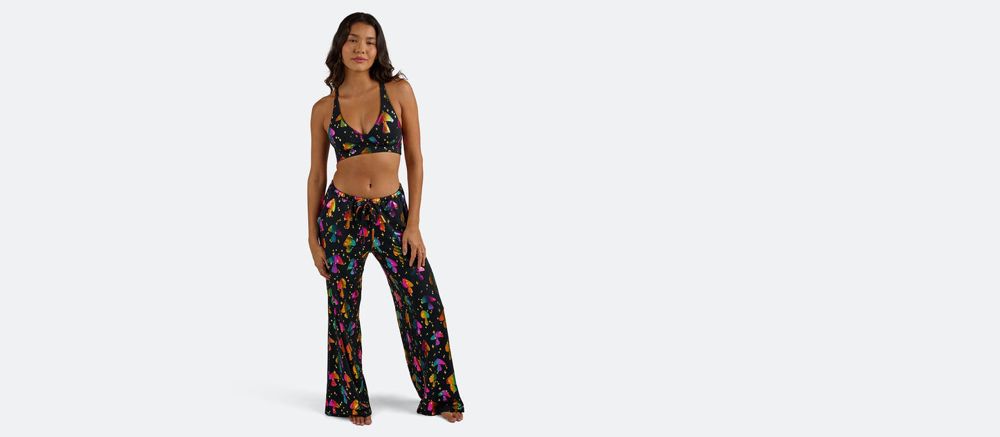 UltraModal™ Wide Leg Lounge Pant  | Disco Shrooms