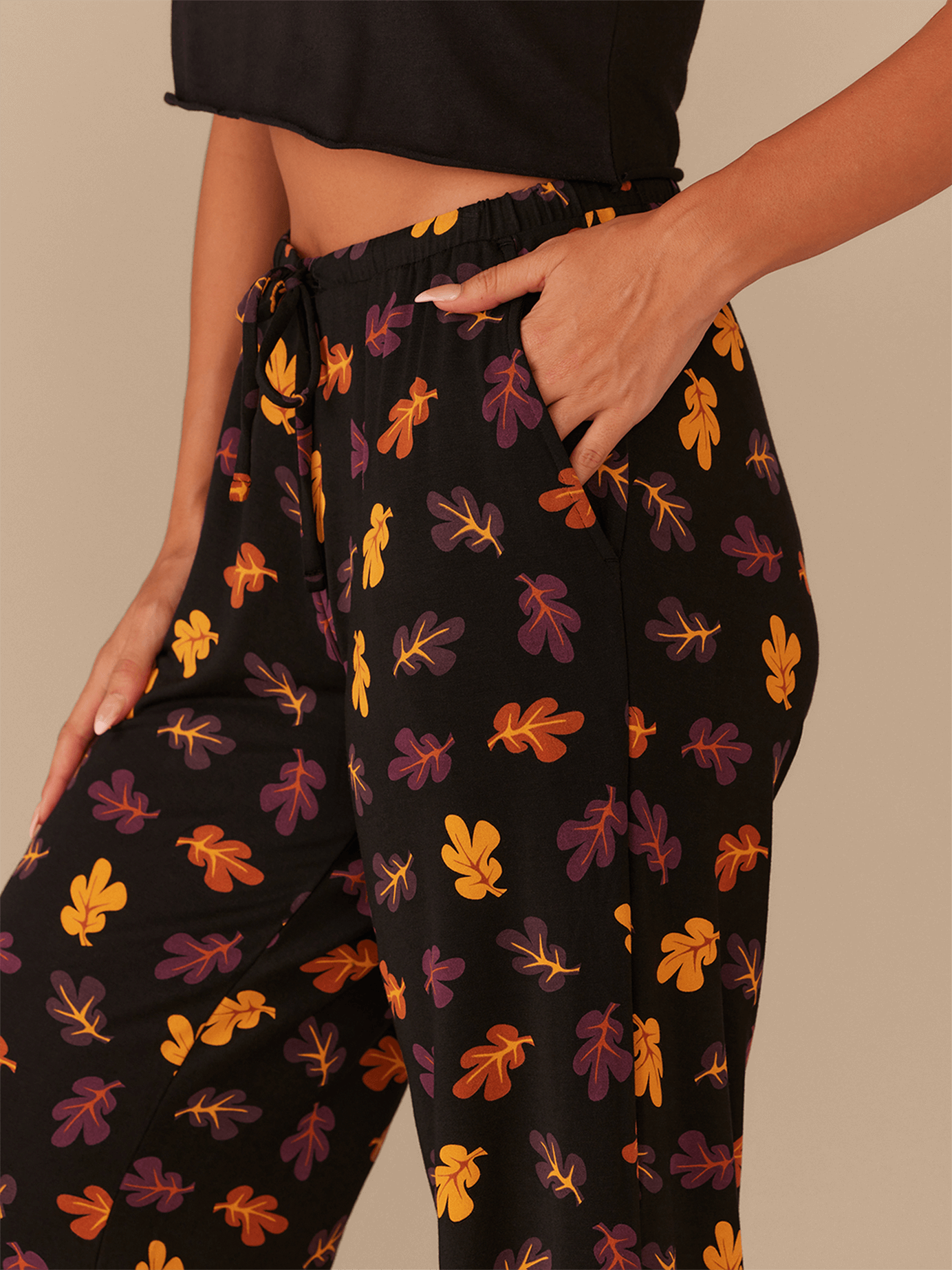 UltraModal™ Wide Leg Lounge Pant  | Fall Leaves