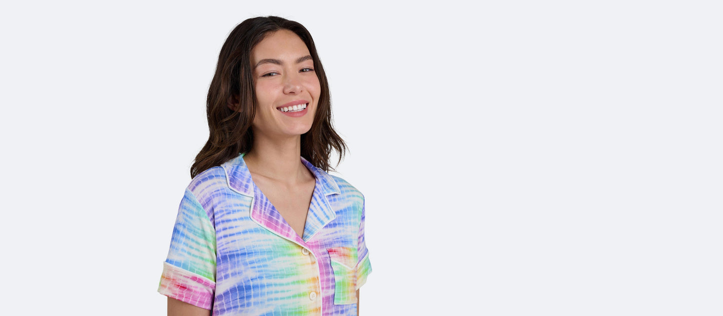 UltraModal™ Shortsleeve PJ Set - Women's | Rainbow Daze