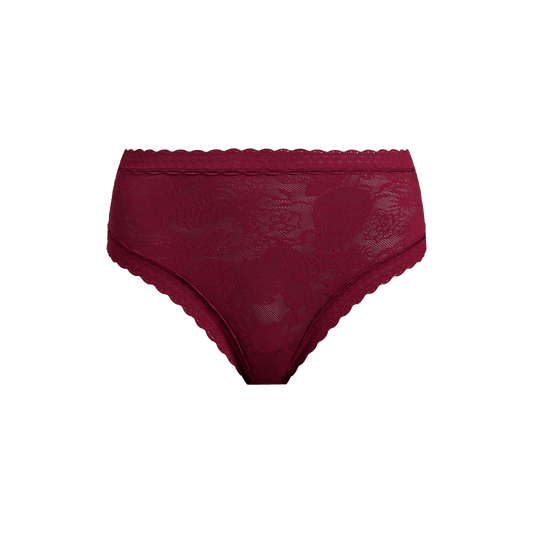 All Over Lace High-Waist Brief | Plum Dead Flowers