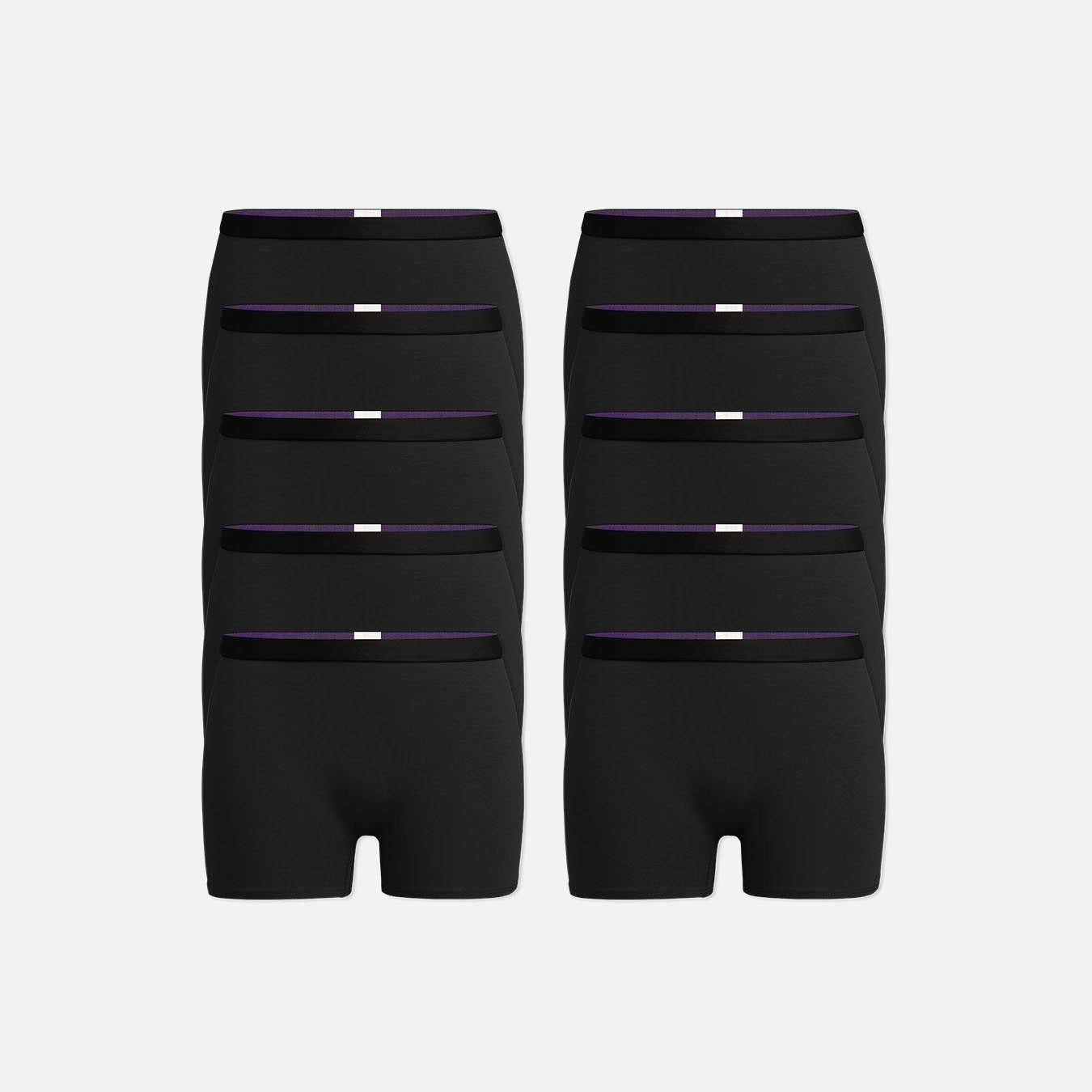 Boyshort 10-Pack | Black