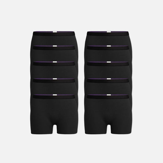 Boyshort 10-Pack | Black