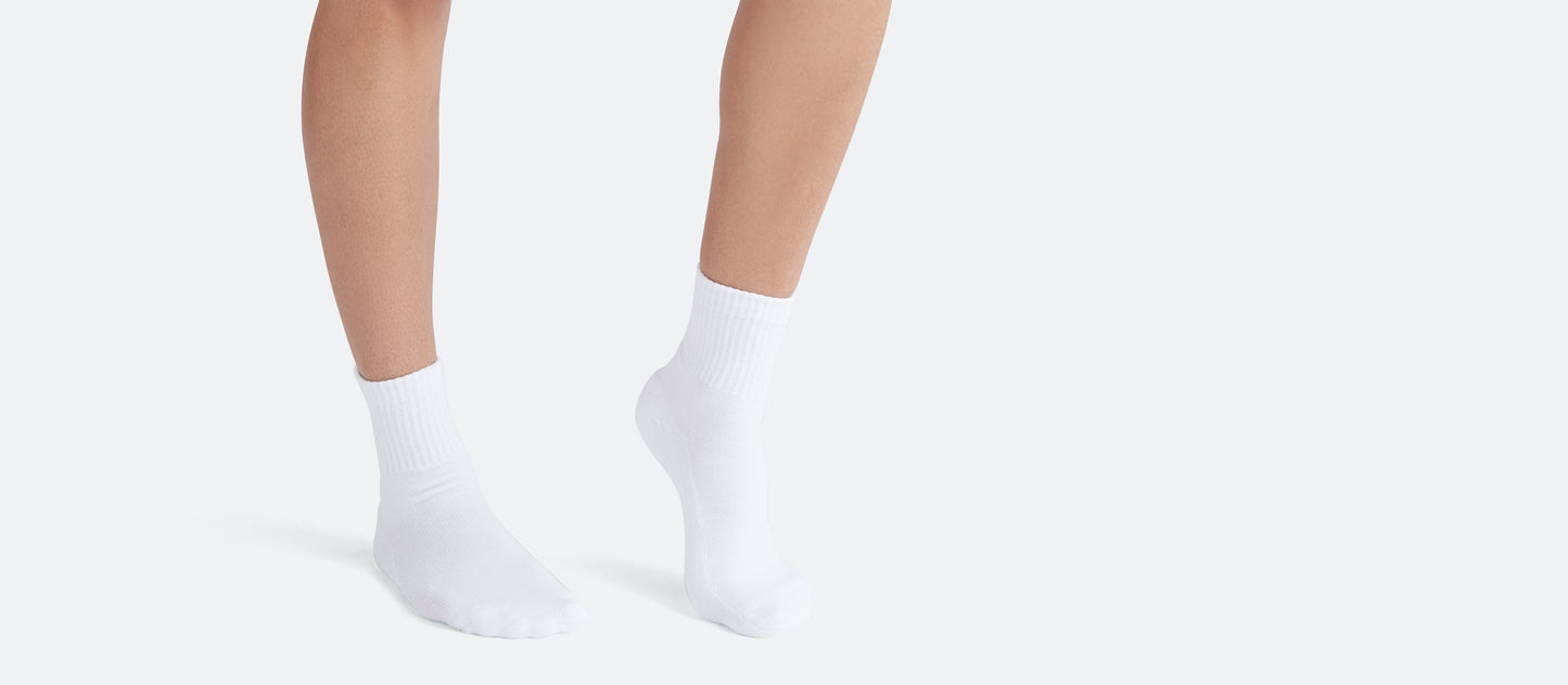 UltraModal™ Quarter Sock | White