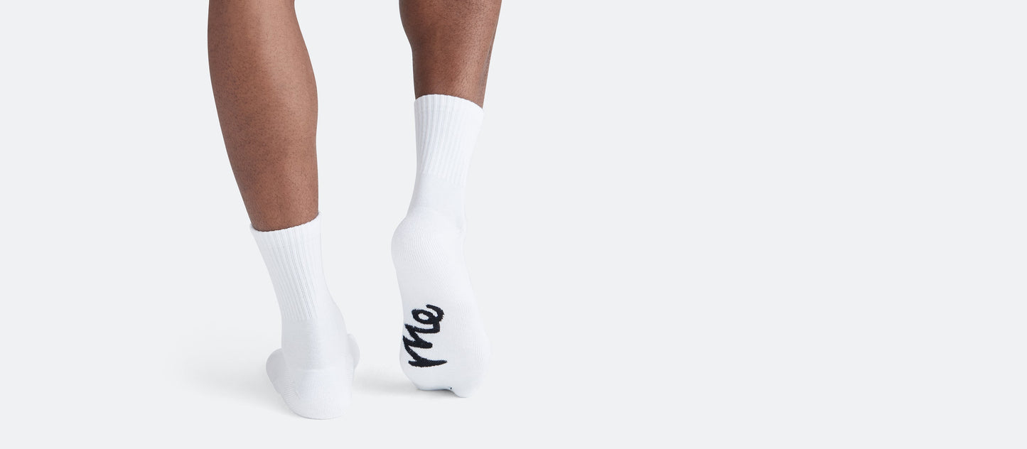 UltraModal™ Quarter Sock | White