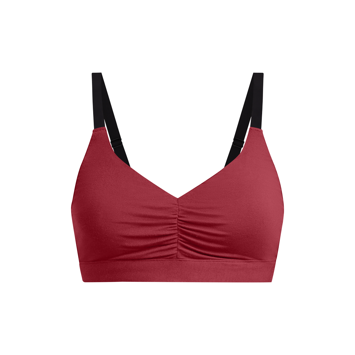 Curvy UltraModal™ FeelFree Ruched Bralette | Cabernet