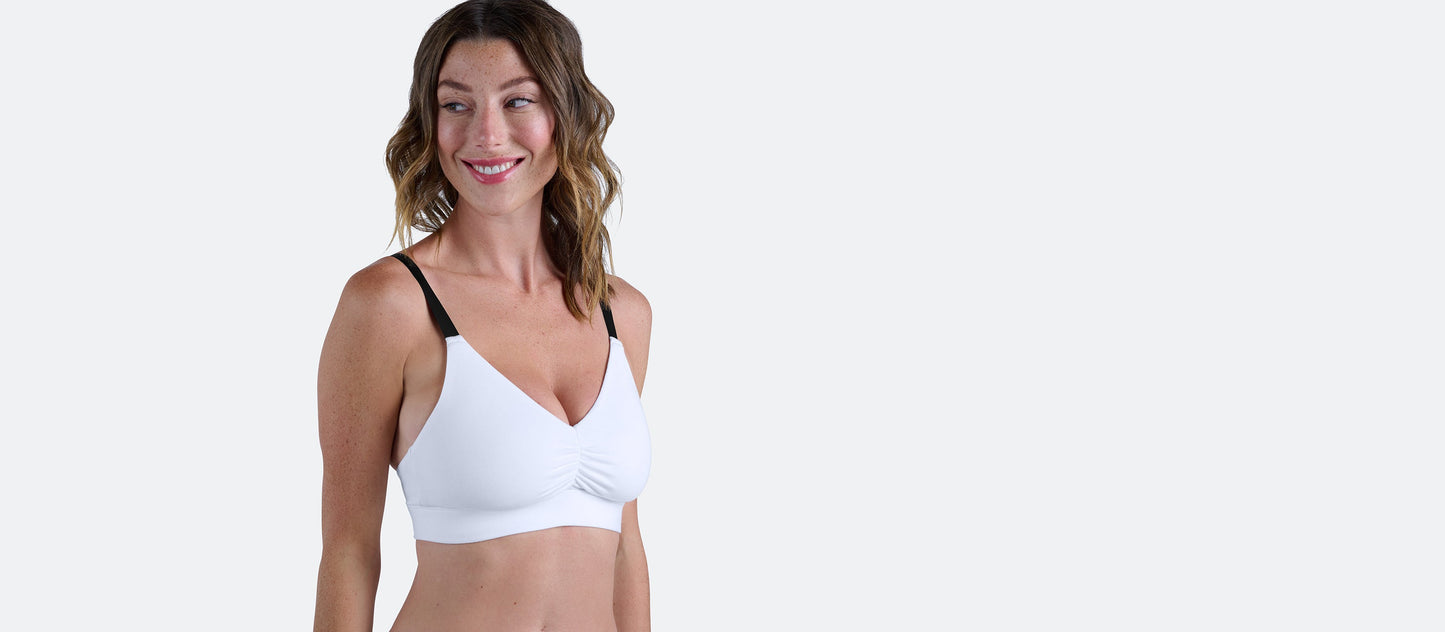 Curvy UltraModal™ FeelFree Ruched Bralette | White