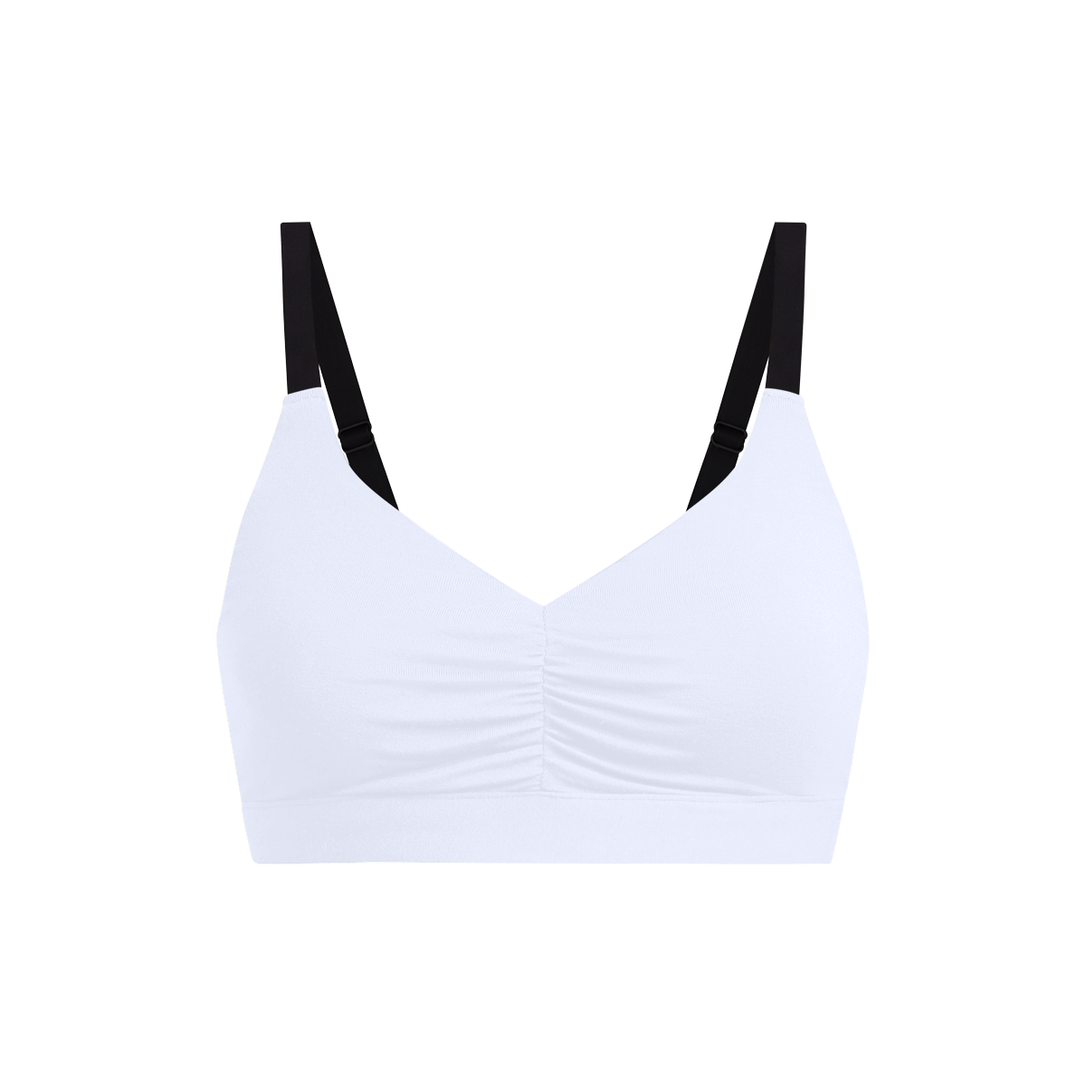 Curvy UltraModal™ FeelFree Ruched Bralette | White