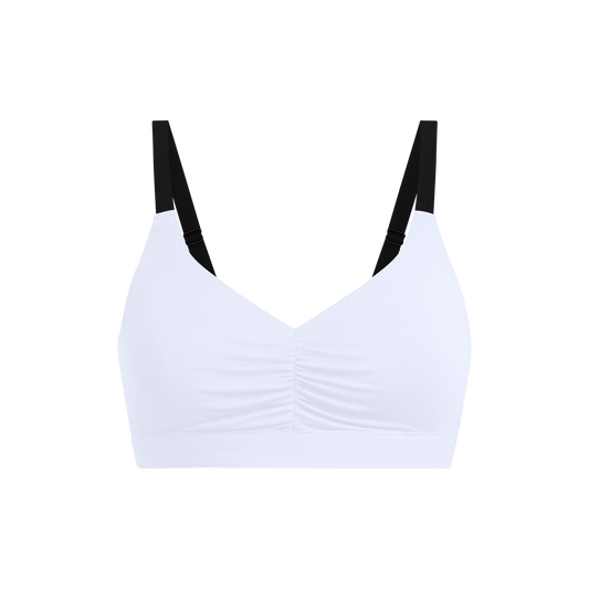 Curvy UltraModal™ FeelFree Ruched Bralette | White